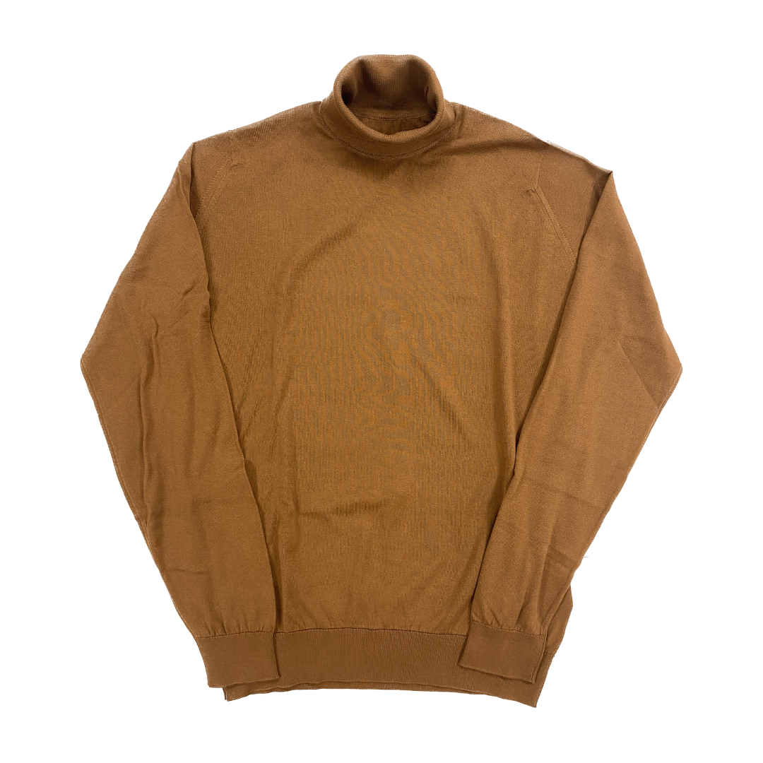 John Smedley Ginger Roll Neck Pullover — Harrisons Menswear John Smedley Ginger Roll Neck Pullover — Harrisons Menswear